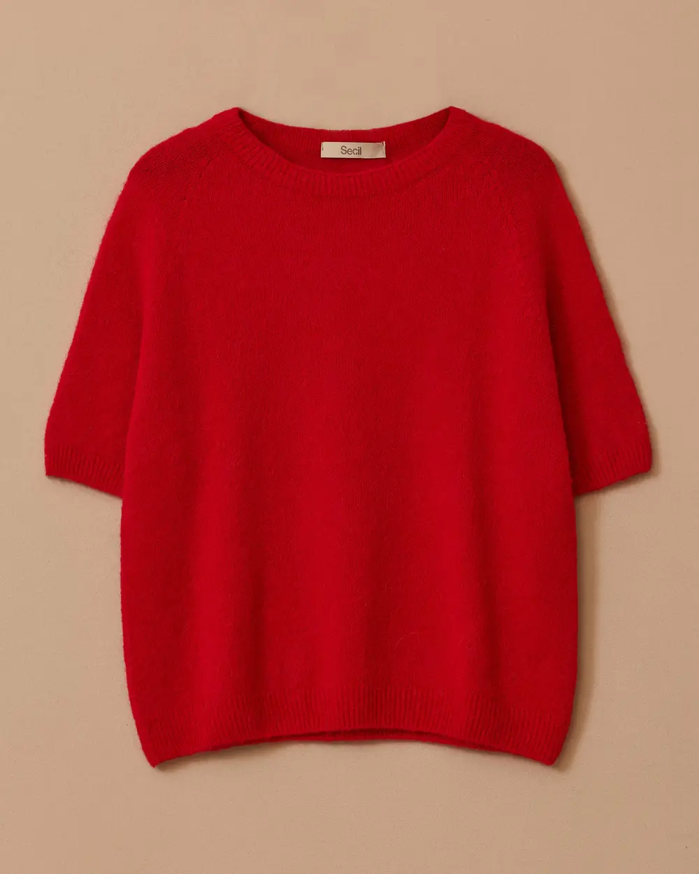 Short Sleeve Sweater Blouse