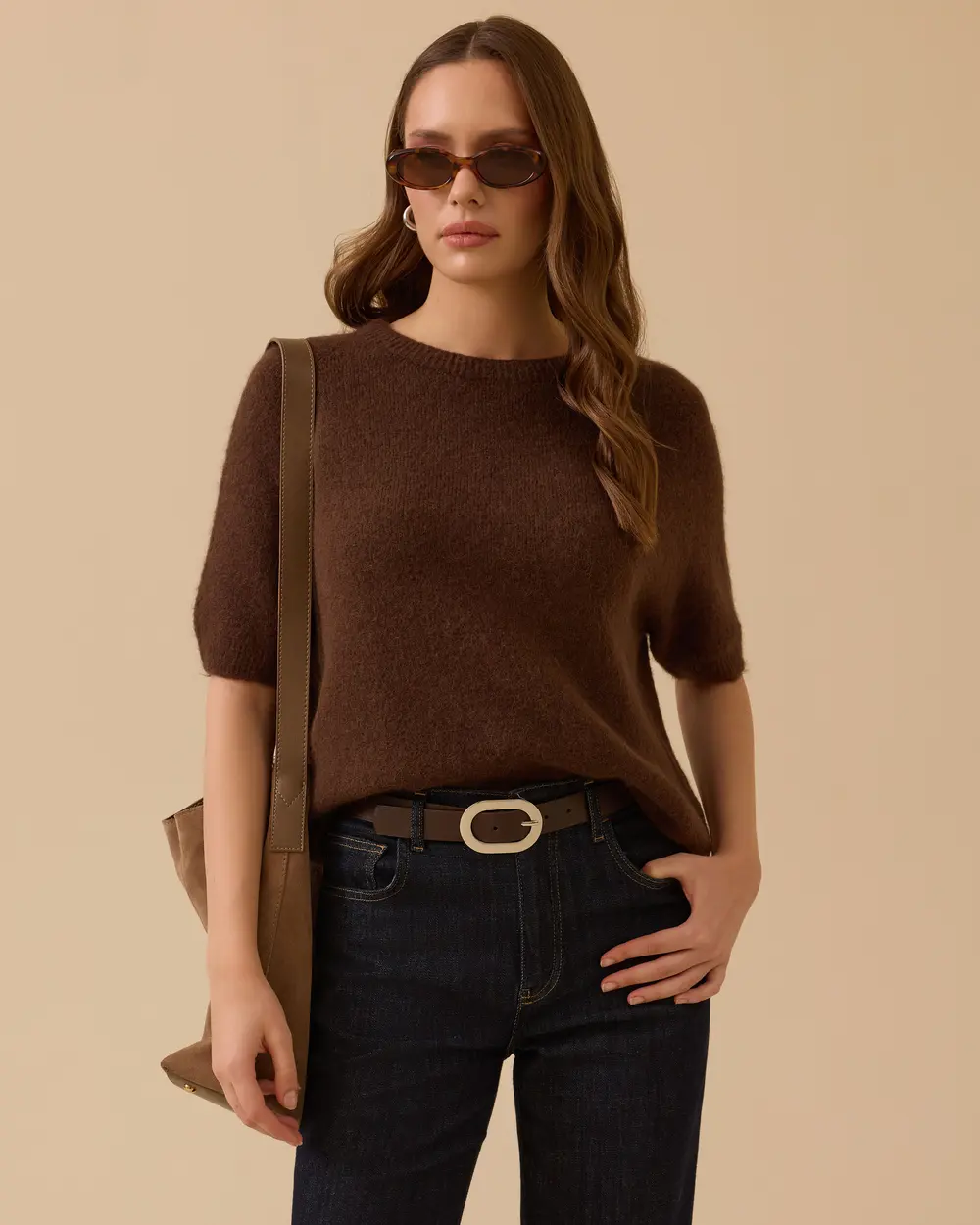 Kısa Kollu Triko Bluz