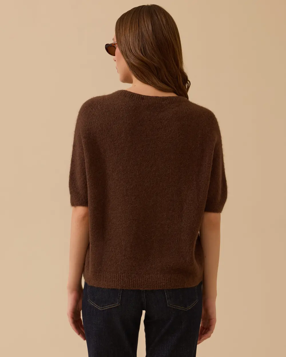 Kısa Kollu Triko Bluz