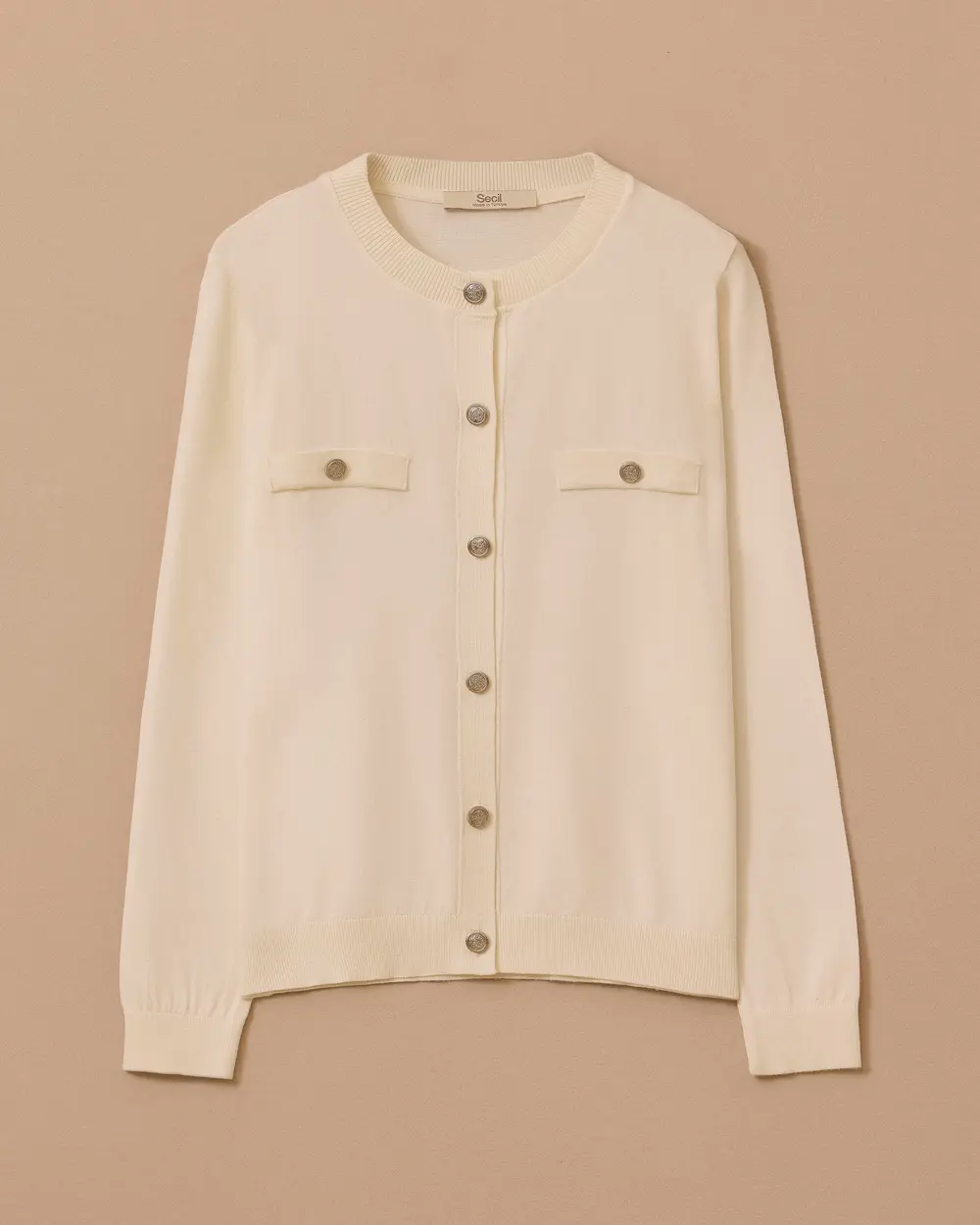 Buttoned Sweater Cardigan