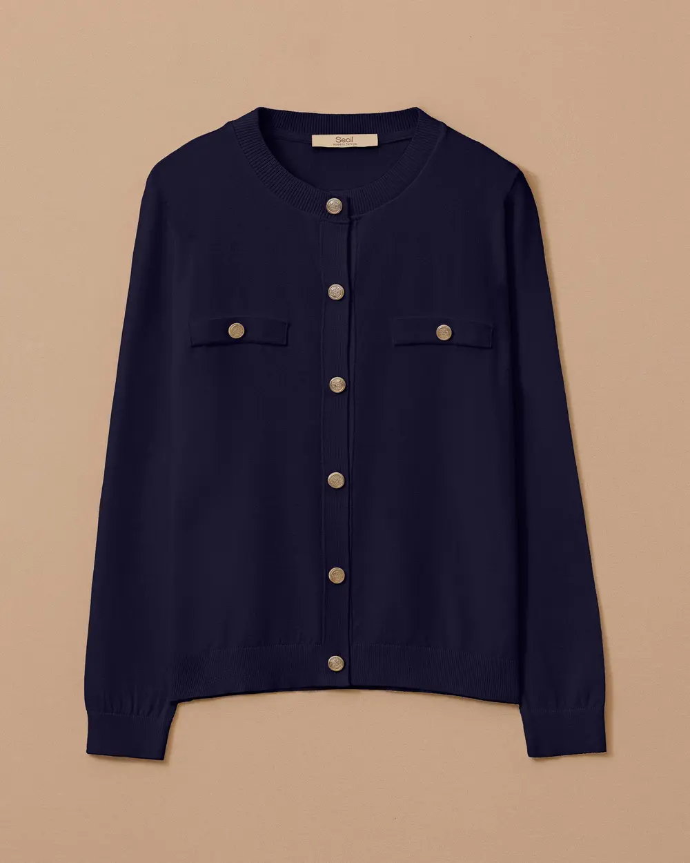 Buttoned Sweater Cardigan
