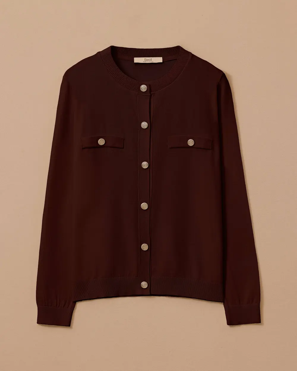 Düğmeli Triko Hırka