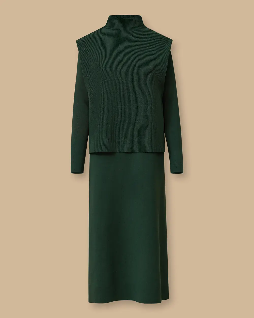 Long Sleeve Two Piece Knitwear Dress Set