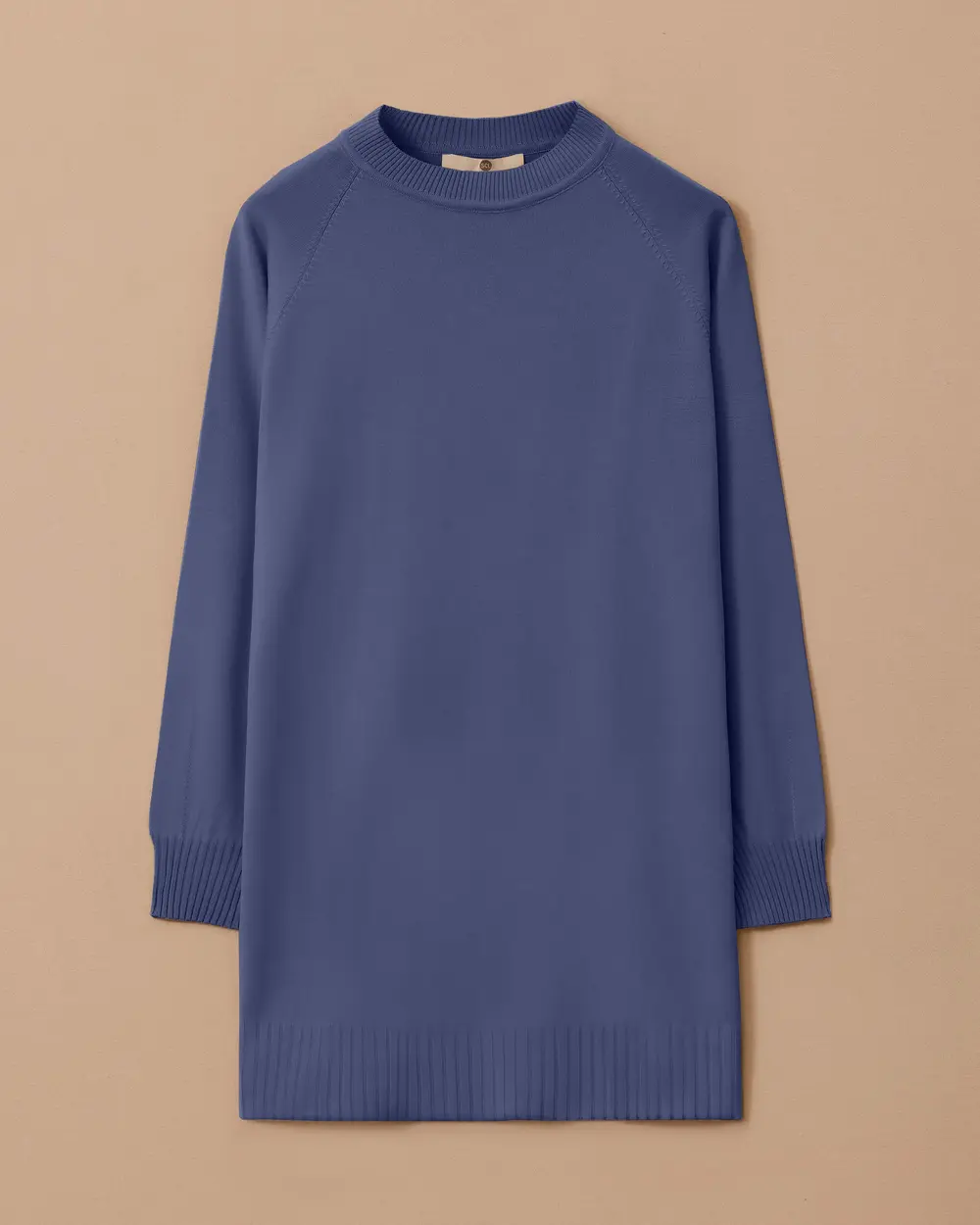 Uzun Kollu Basic Triko Tunik