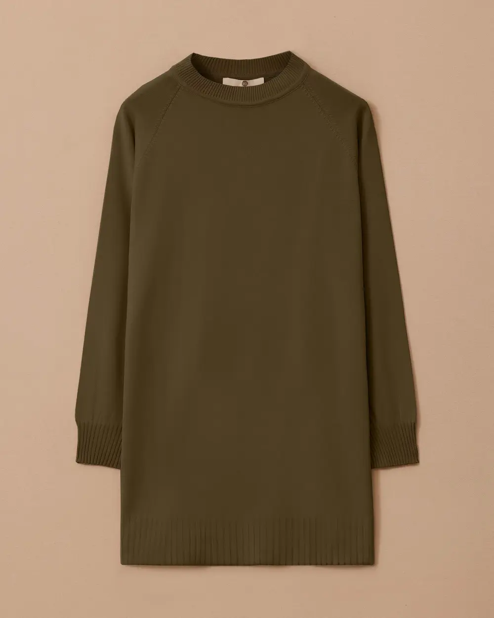 Uzun Kollu Basic Triko Tunik