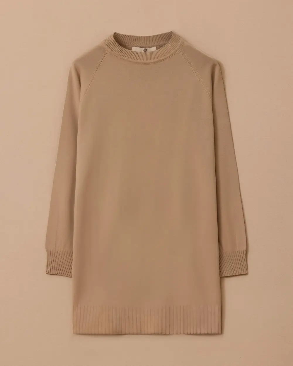 Uzun Kollu Basic Triko Tunik