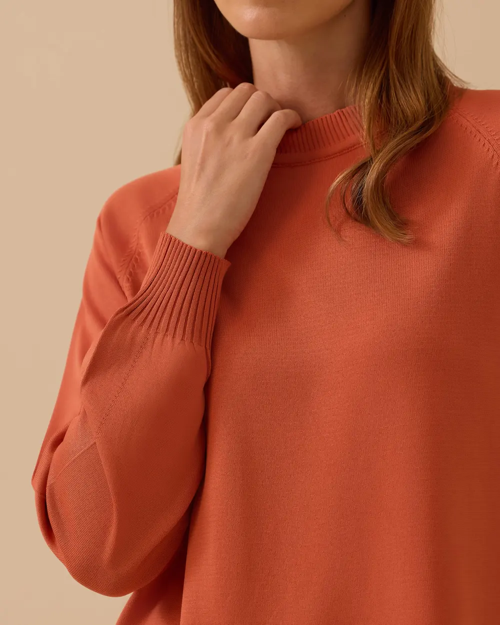 Uzun Kollu Basic Triko Tunik