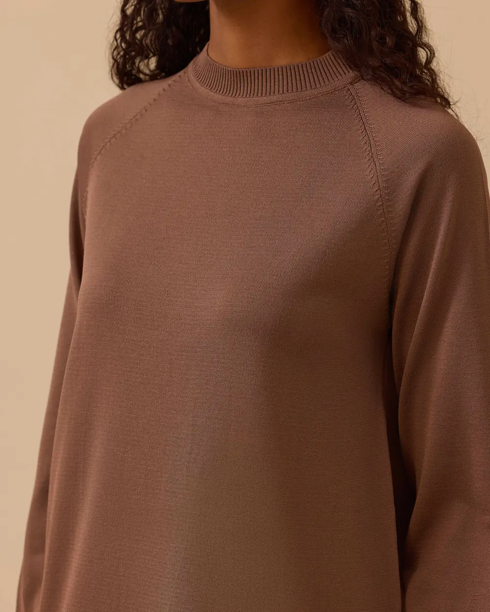 Uzun Kollu Basic Triko Tunik