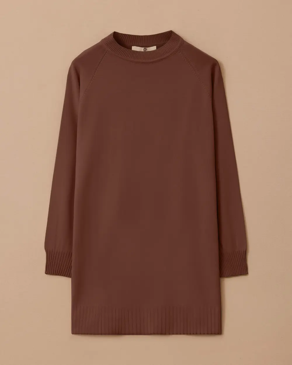 Uzun Kollu Basic Triko Tunik