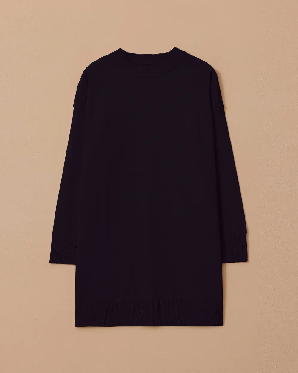 Çizgi Desen Detaylı Triko