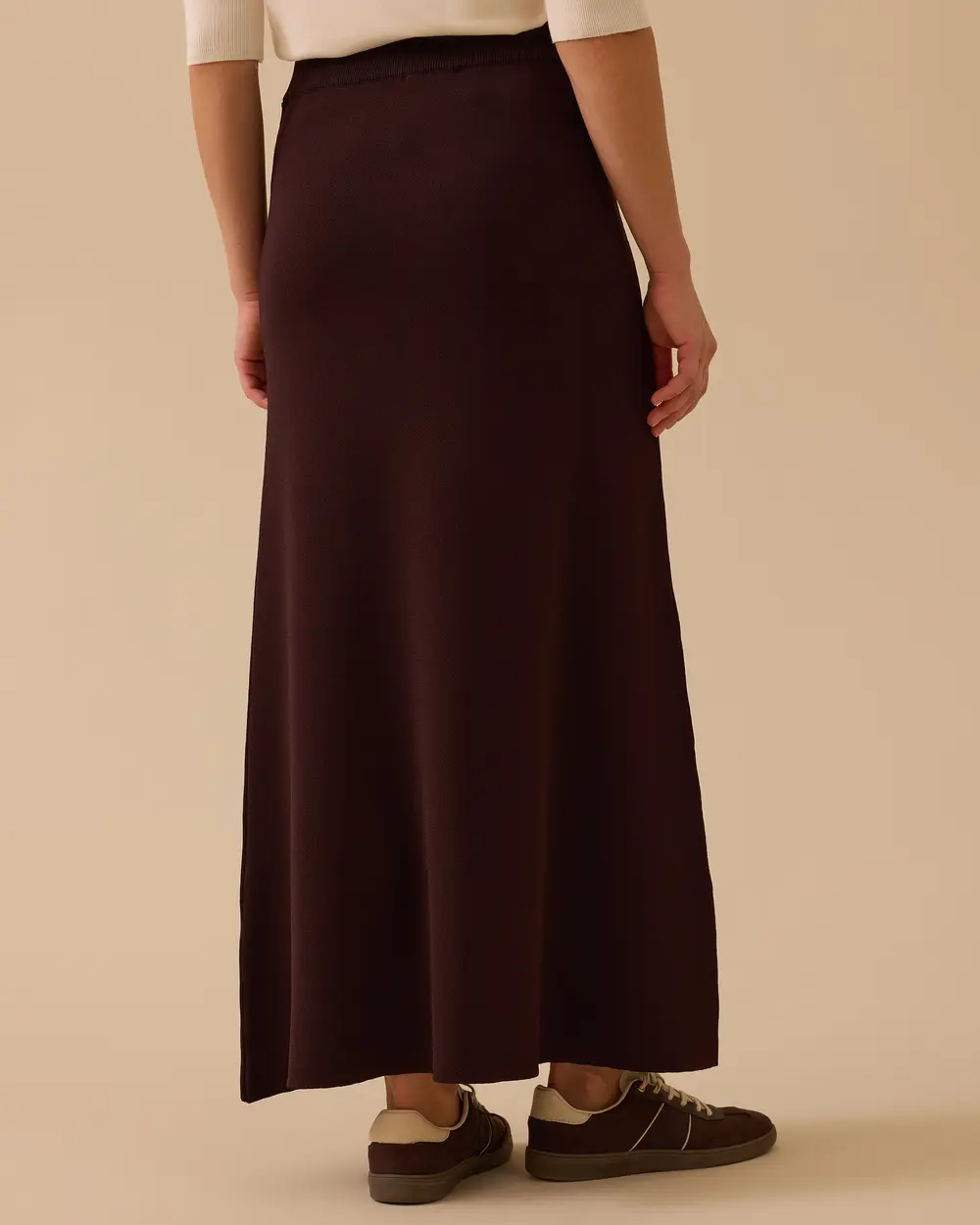 Düz Kesim Triko Etek