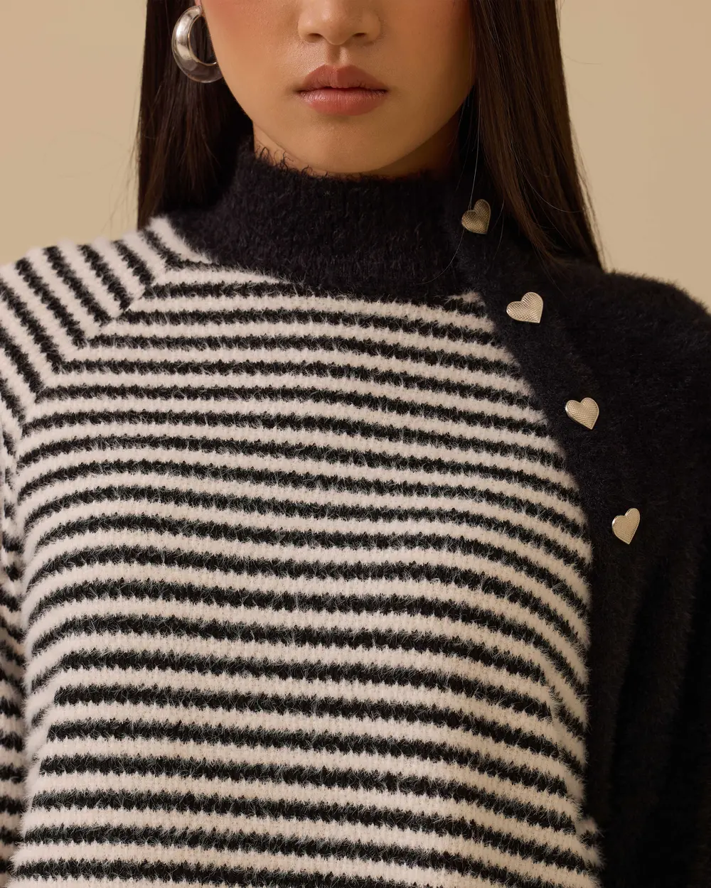 Çizgili Triko Tunik