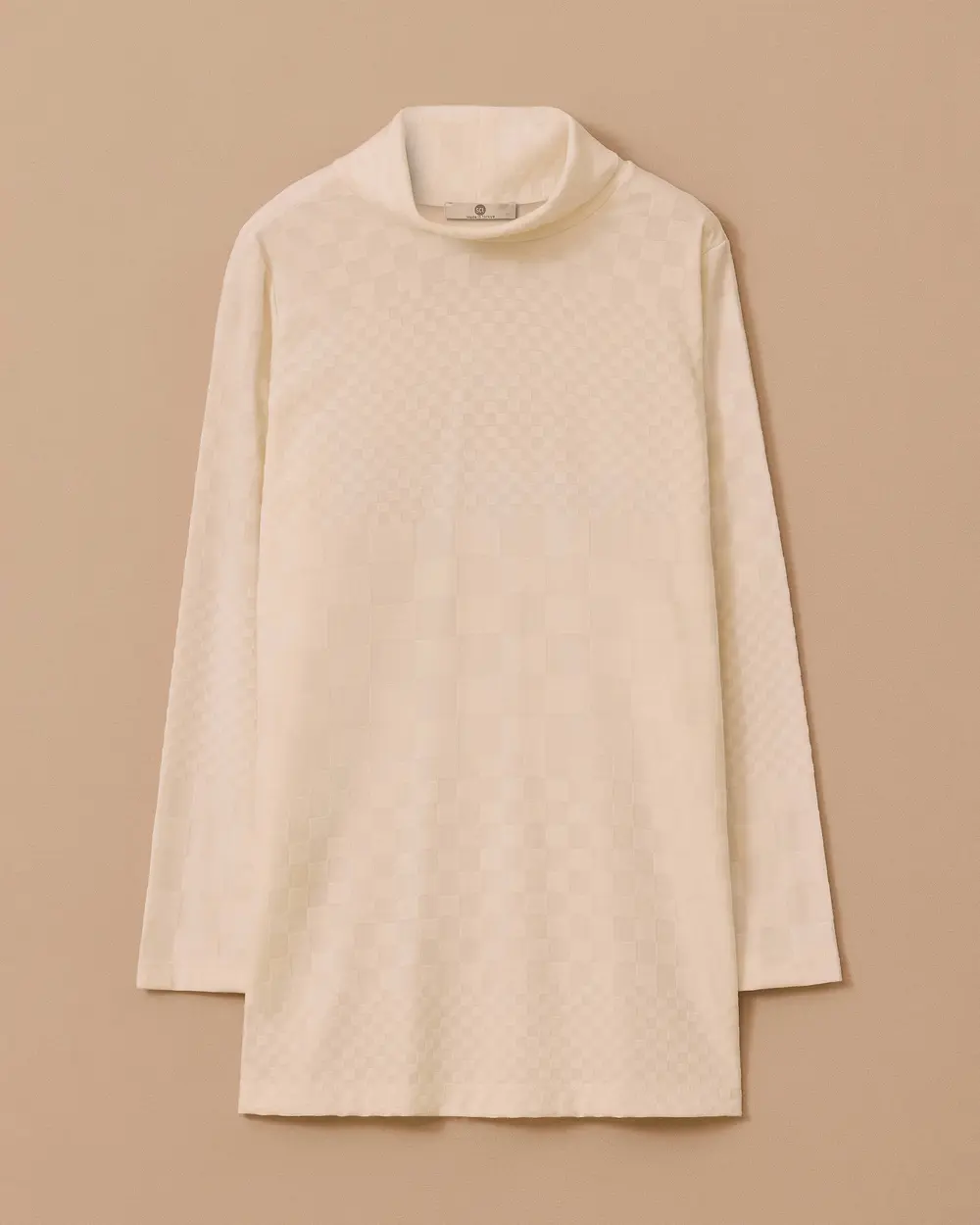 Patterned Long Knitted Sweater