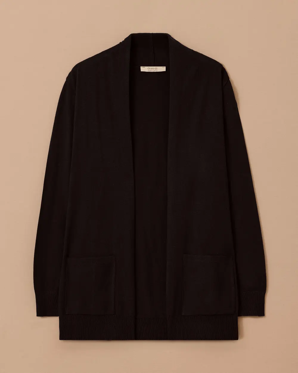 Büyük Beden Cepli Basic Triko Hırka