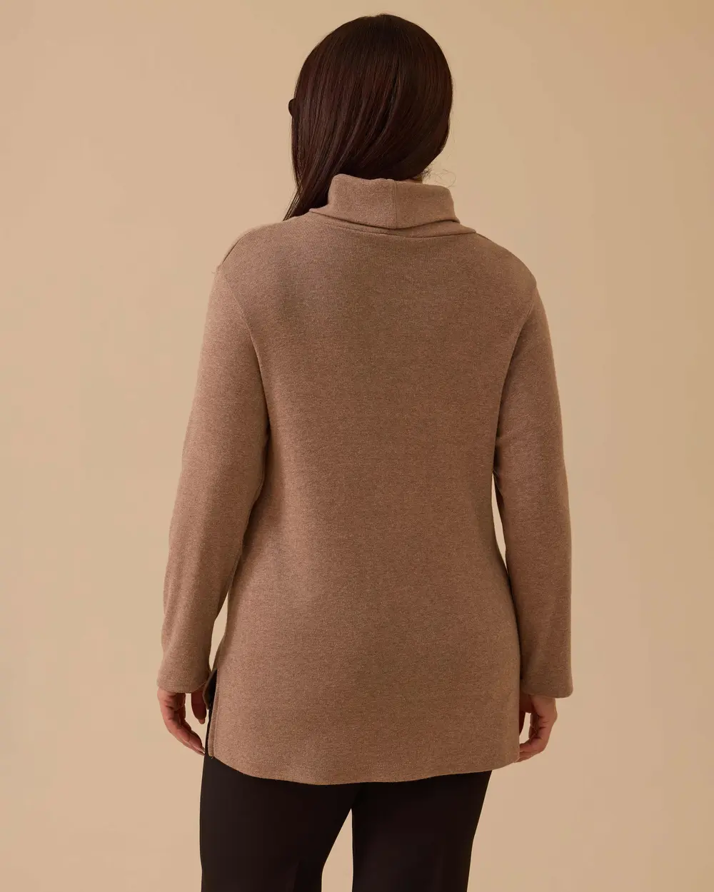 Büyük Beden Balıkçı Yaka Triko