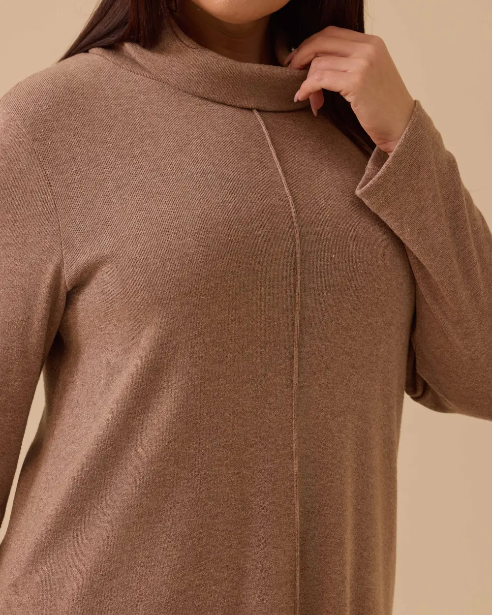 Büyük Beden Balıkçı Yaka Triko