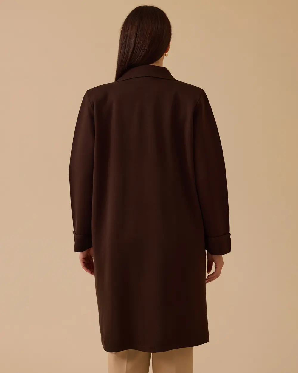 Büyük Beden Cepli Basic Triko Hırka