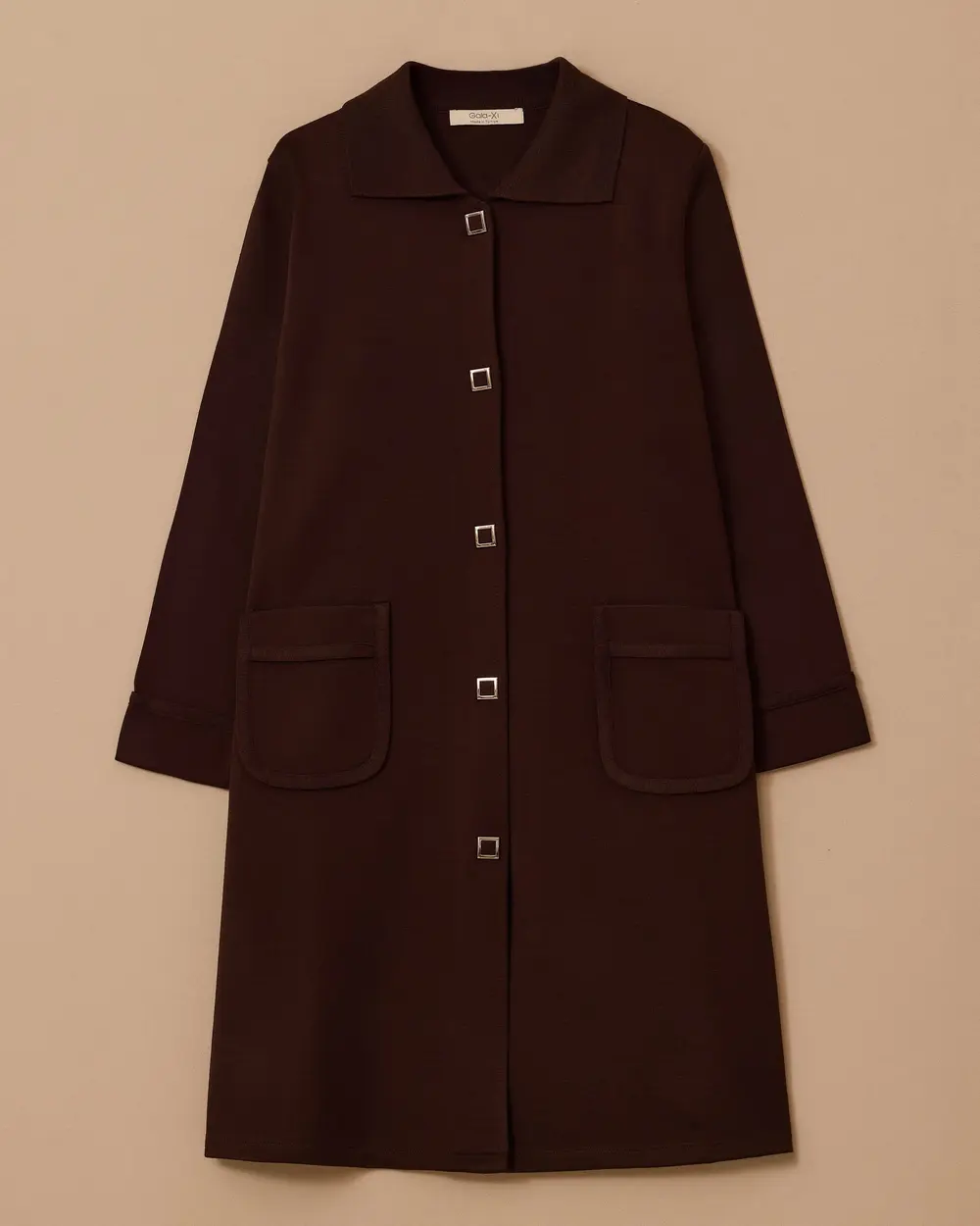 Büyük Beden Cepli Basic Triko Hırka