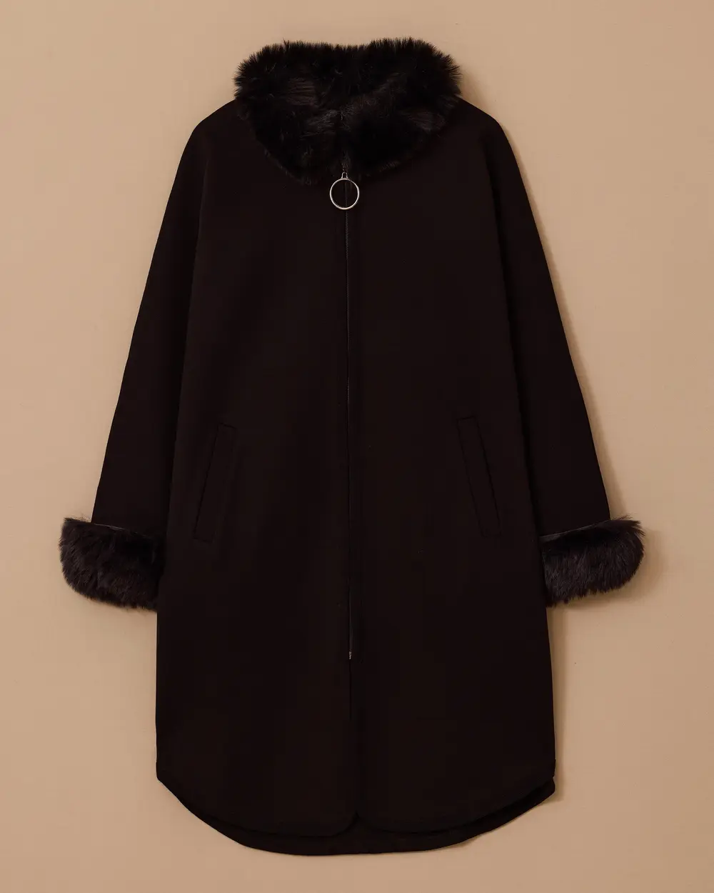 Büyük Beden Triko Panço