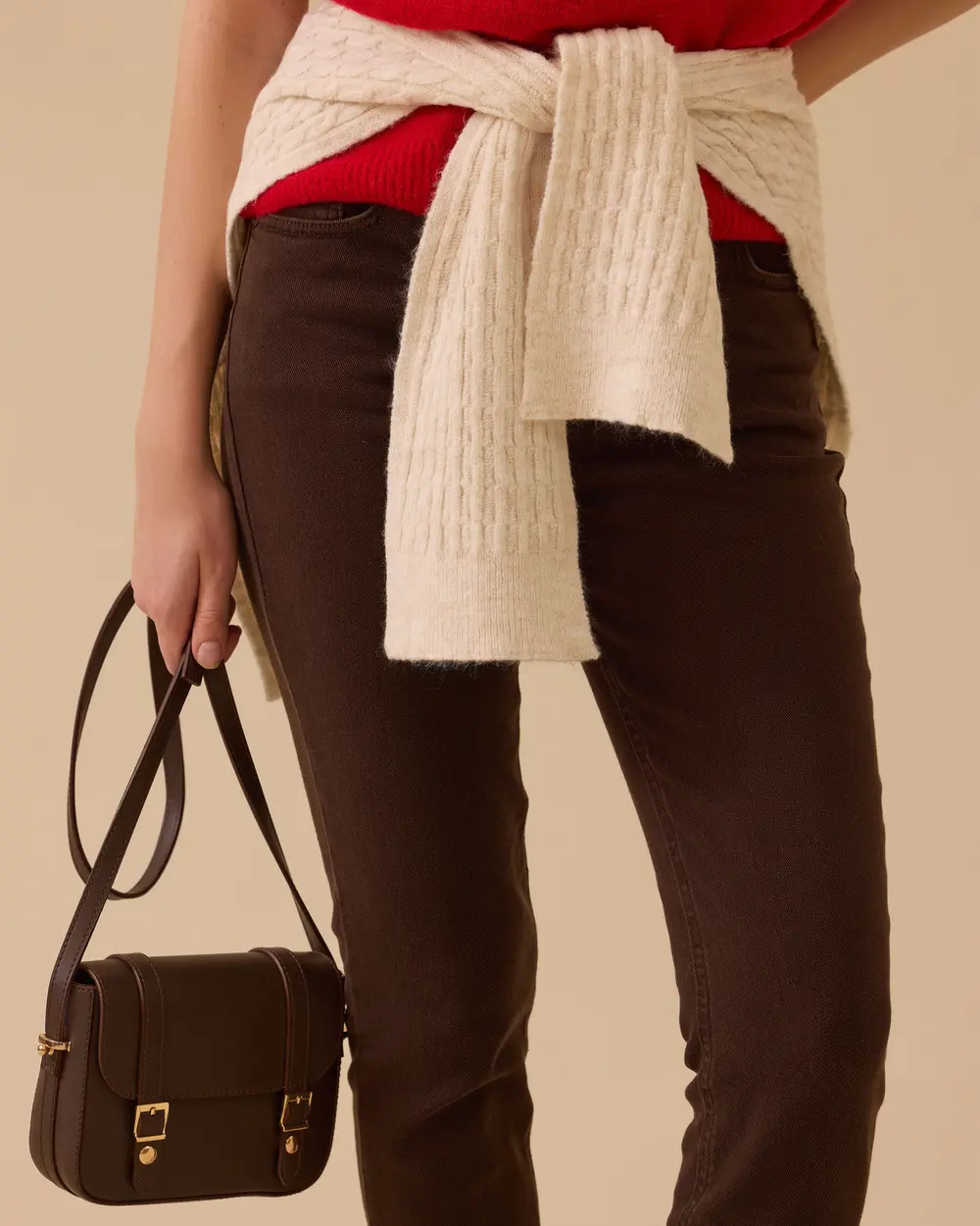 Knitted Pattern Shoulder Shawl