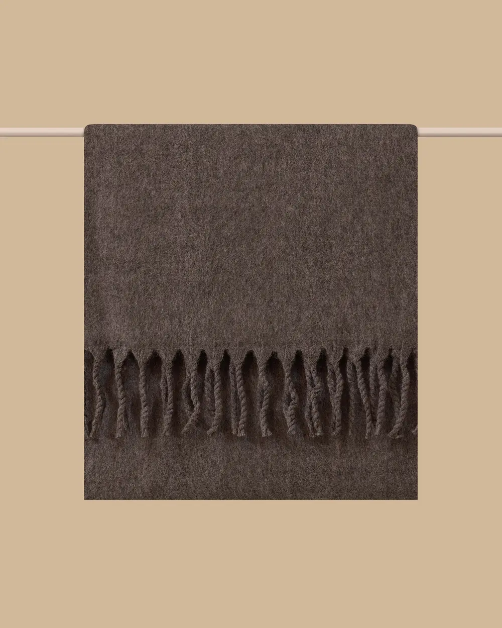 Tasseled Thick Shawl