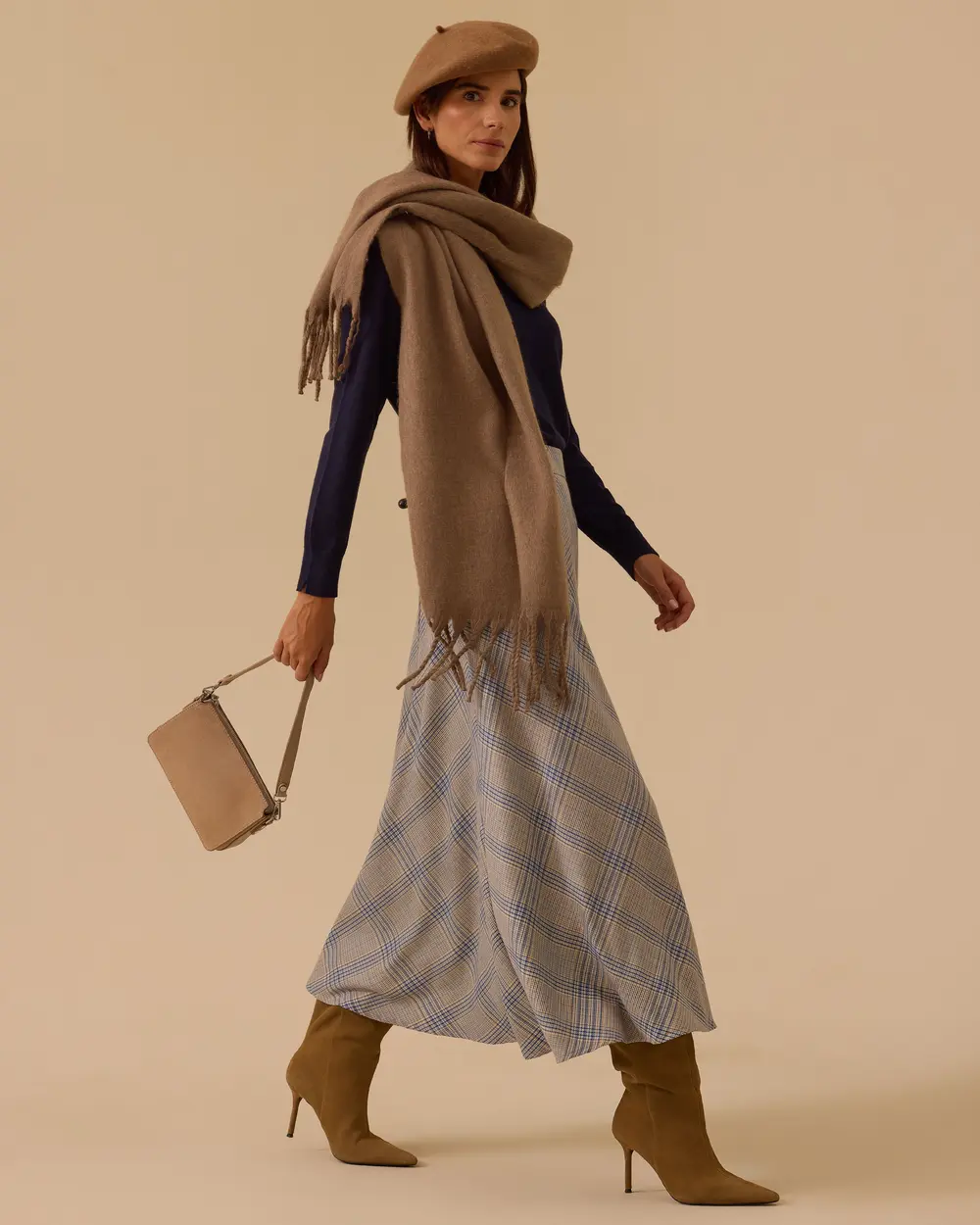 Püsküllü Kalın Şal