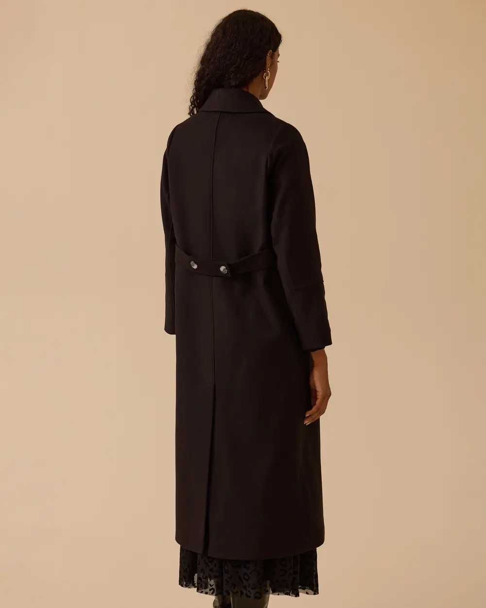 Kruvaze Uzun Klasik Kaban