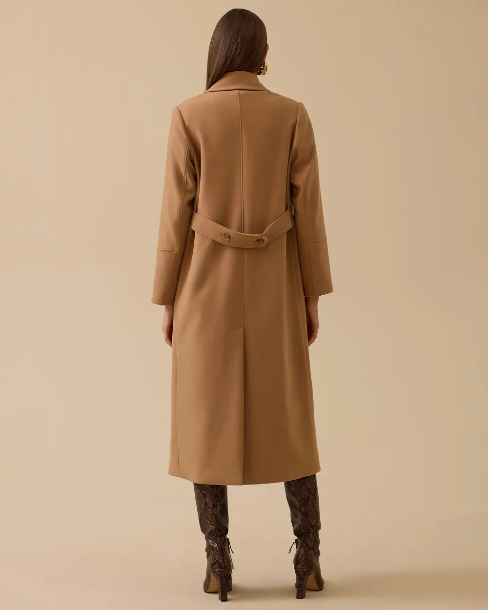 Kruvaze Uzun Klasik Kaban