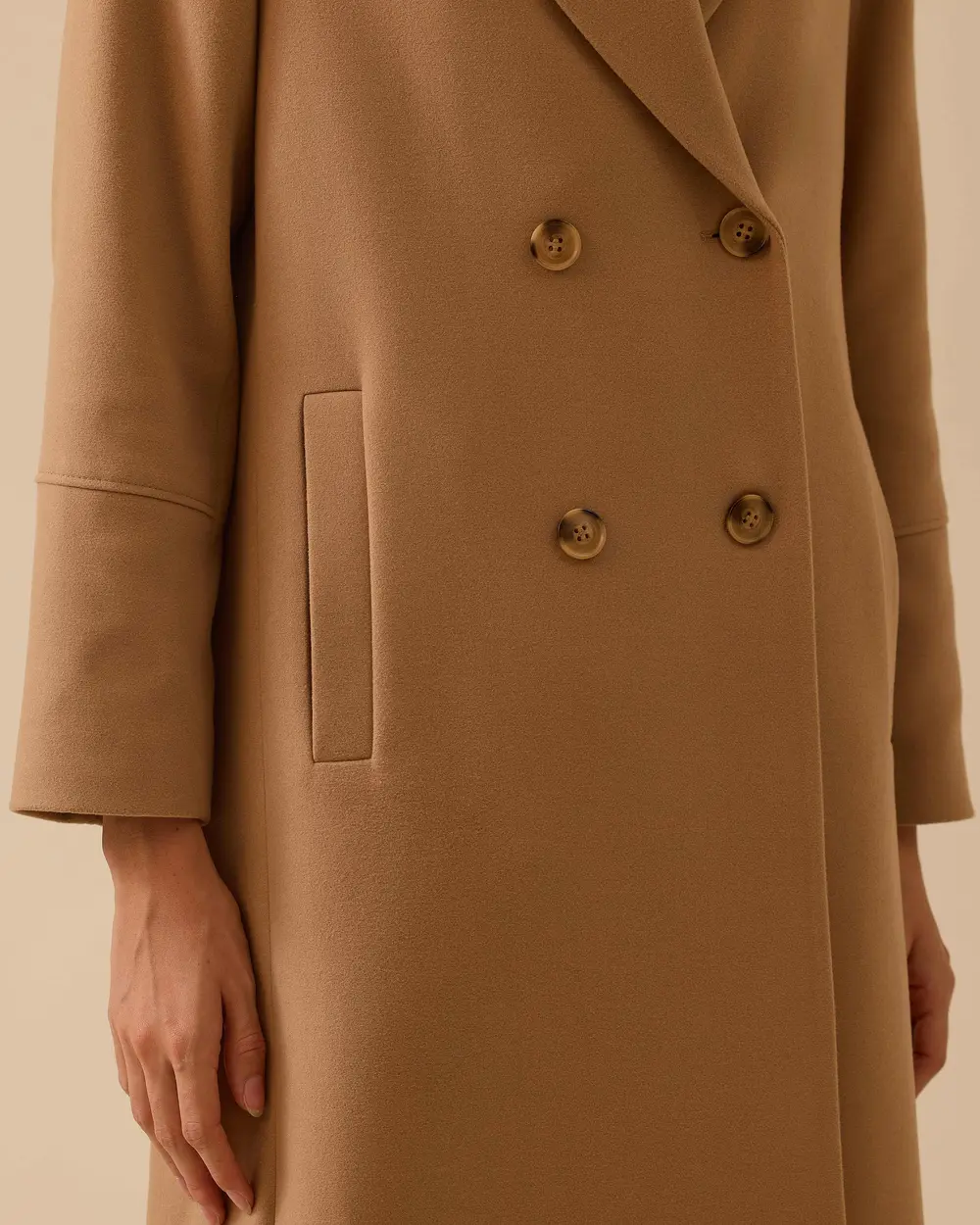 Kruvaze Uzun Klasik Kaban