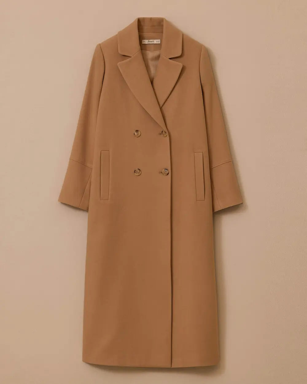 Double-breasted Long Classic Coat