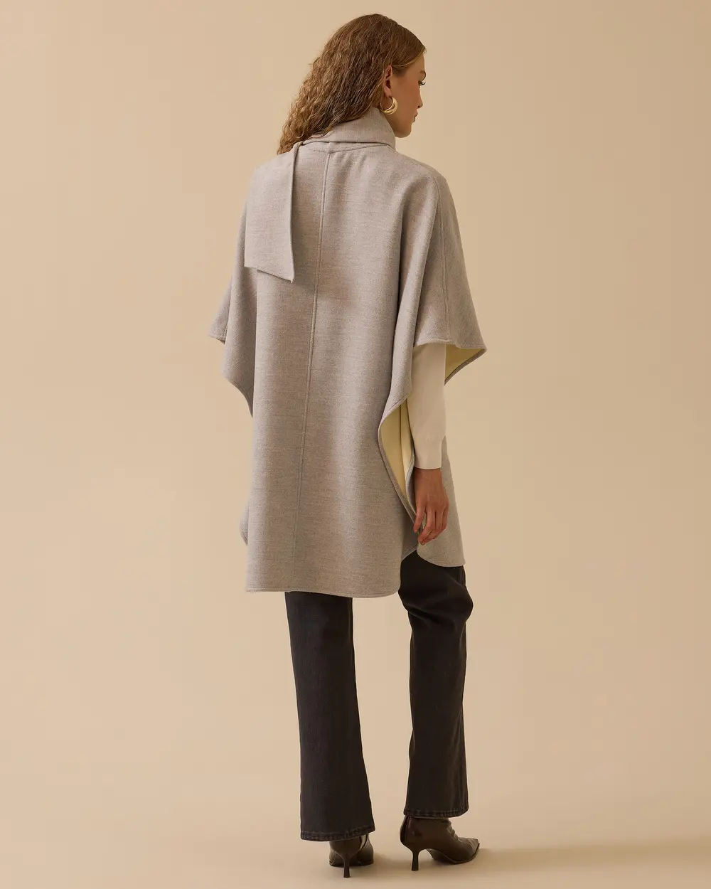 Tokalı Şal Detaylı Panço