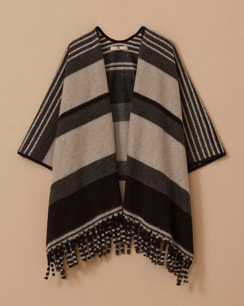 Striped Poncho