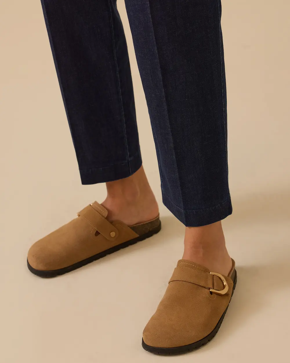 Yüksek Bel Pile Detaylı Bilek Boy Jean Pantolon