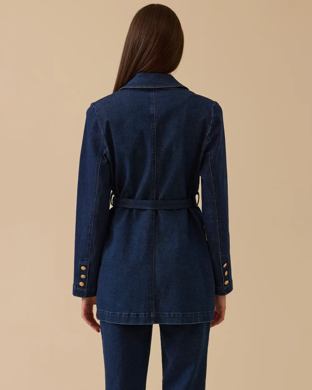 Cepli Kemerli Jean Ceket