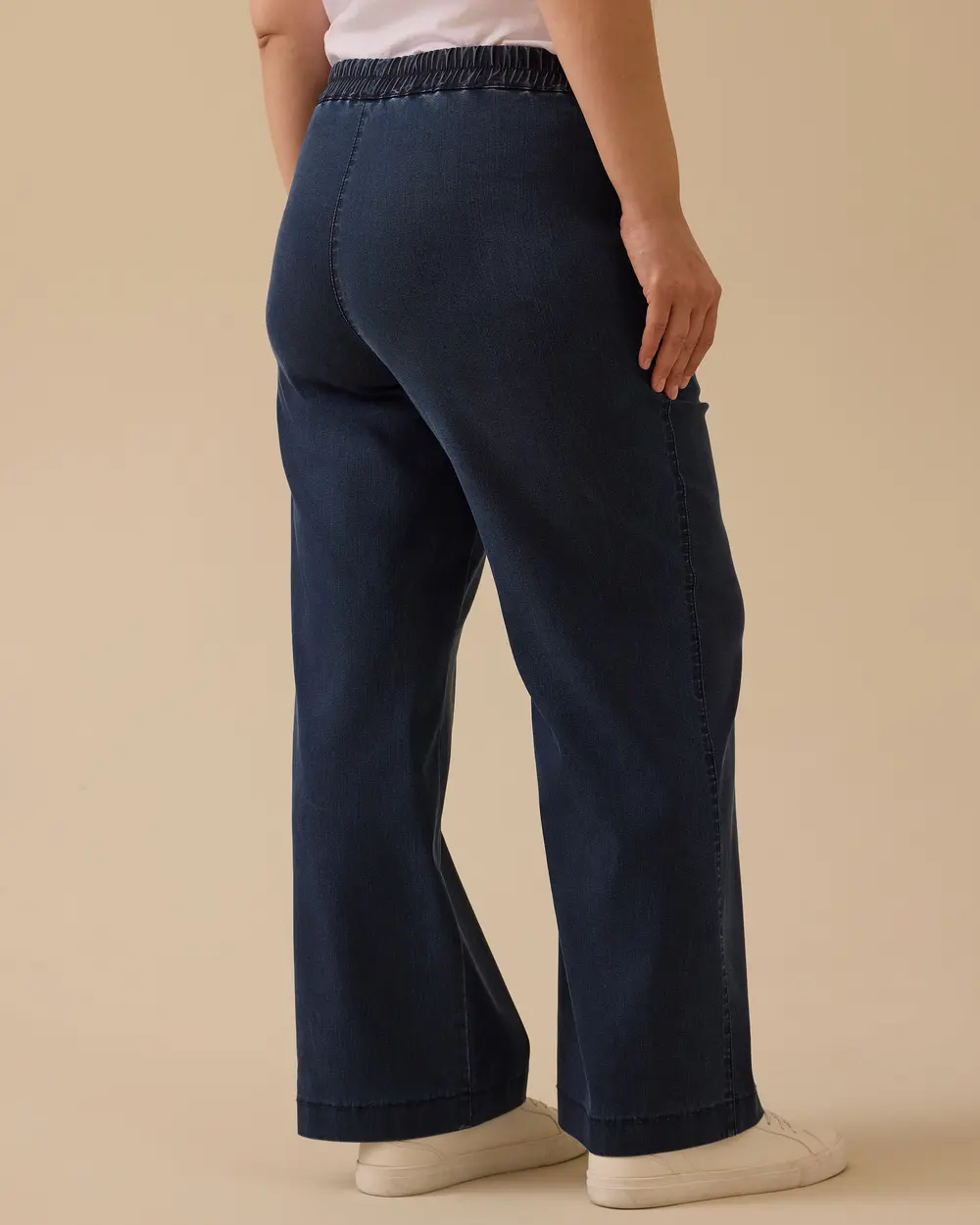 Plus Size Wide Leg Jean Pants