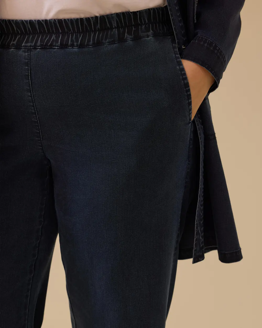 Plus Size Wide Leg Jean Pants