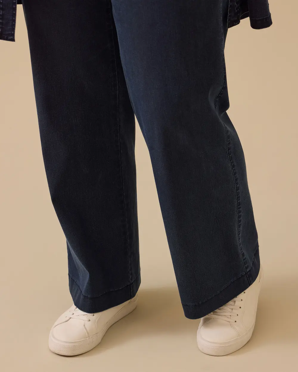 Plus Size Wide Leg Jean Pants