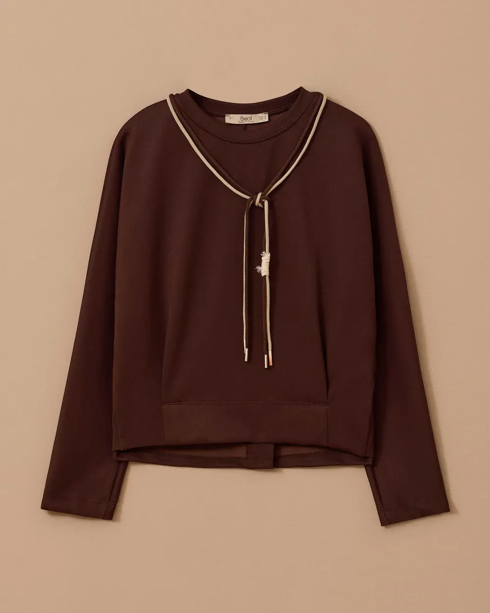 Bağlama Aksesuarlı Sweatshirt