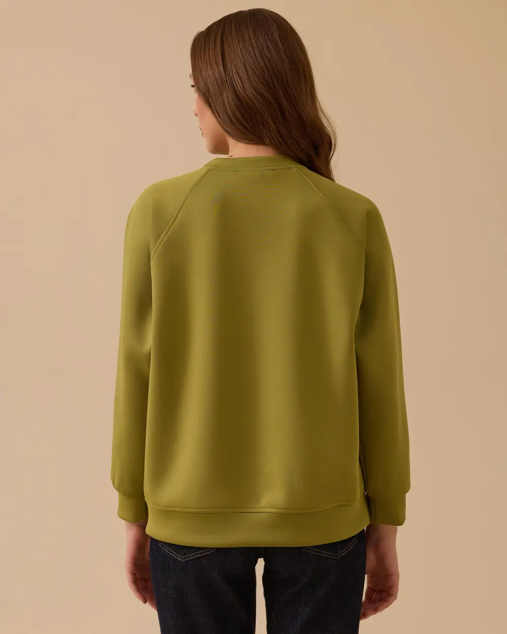 Nakışlı Pul Detaylı Sweatshirt