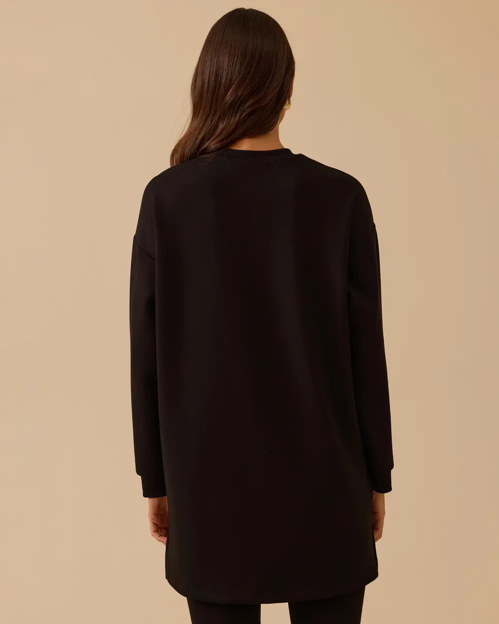 Çiçek Baskılı Sweatshirt