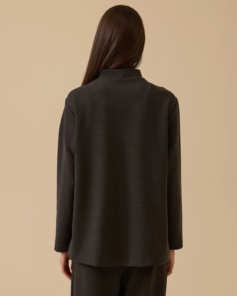 Nakışlı Örme Sweatshirt