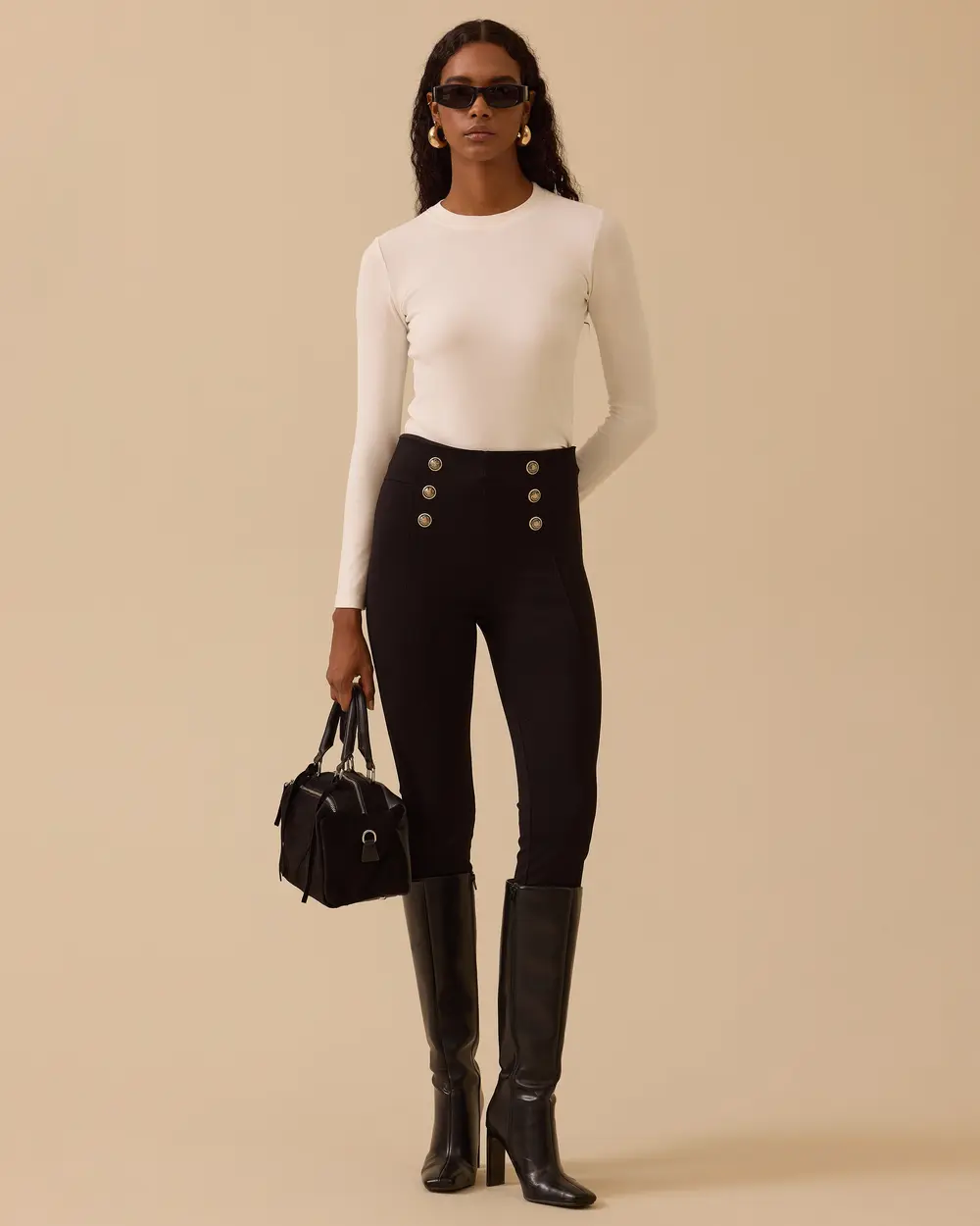 Yuvarlak Yaka Uzun Kollu Basic Tişört