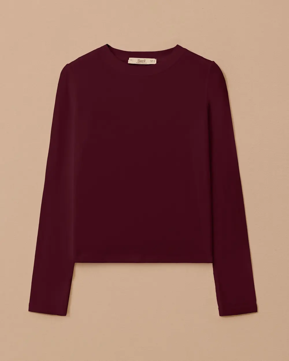 Round Neck Long Sleeve Basic T-Shirt