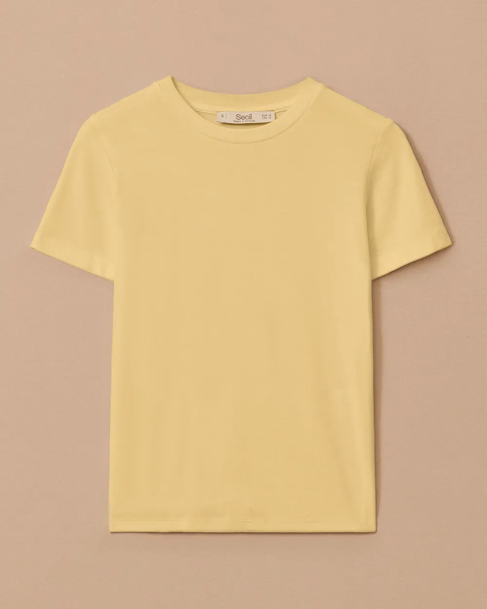 Round Neck Short Sleeve Basic T-Shirt