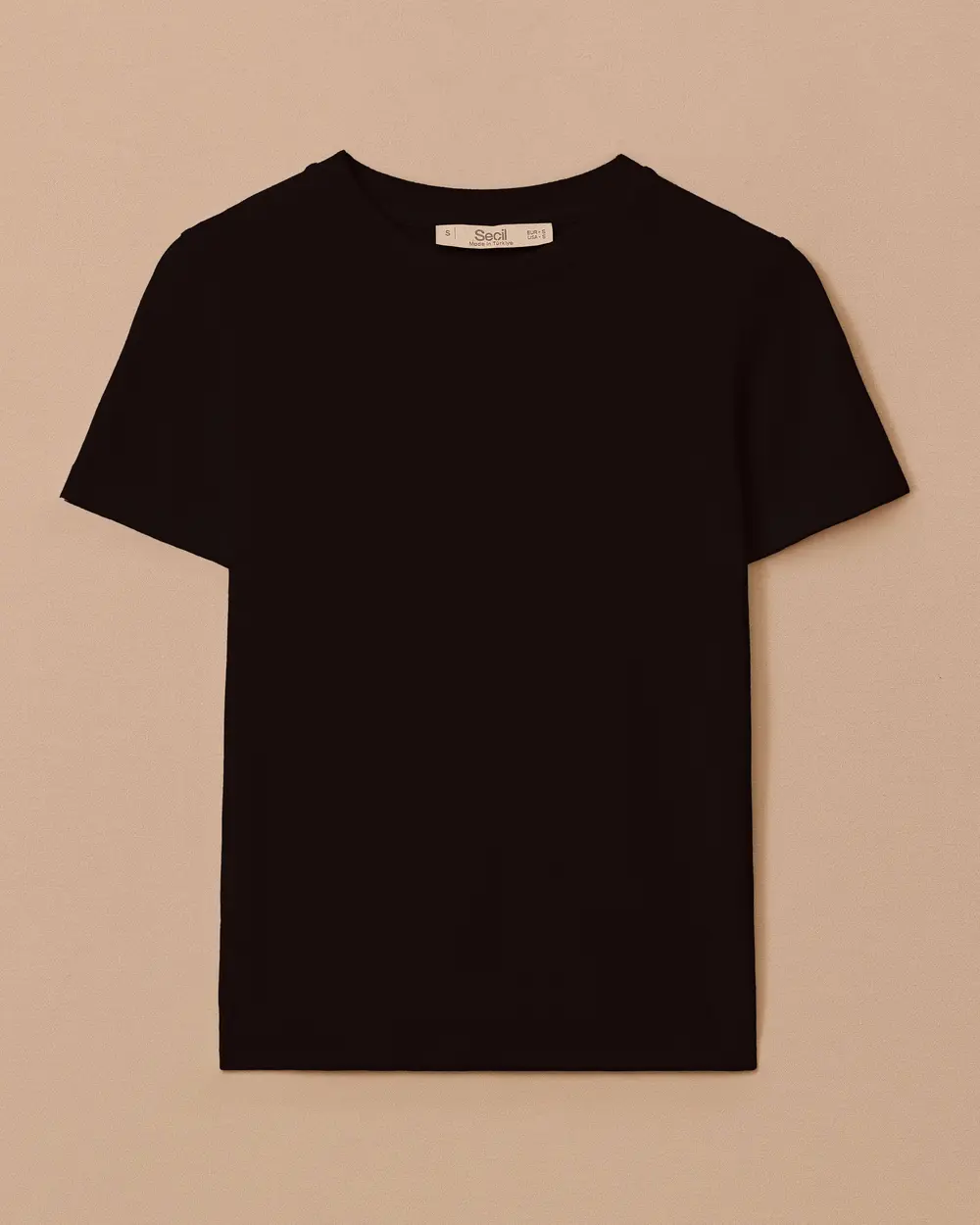 Round Neck Short Sleeve Basic T-Shirt
