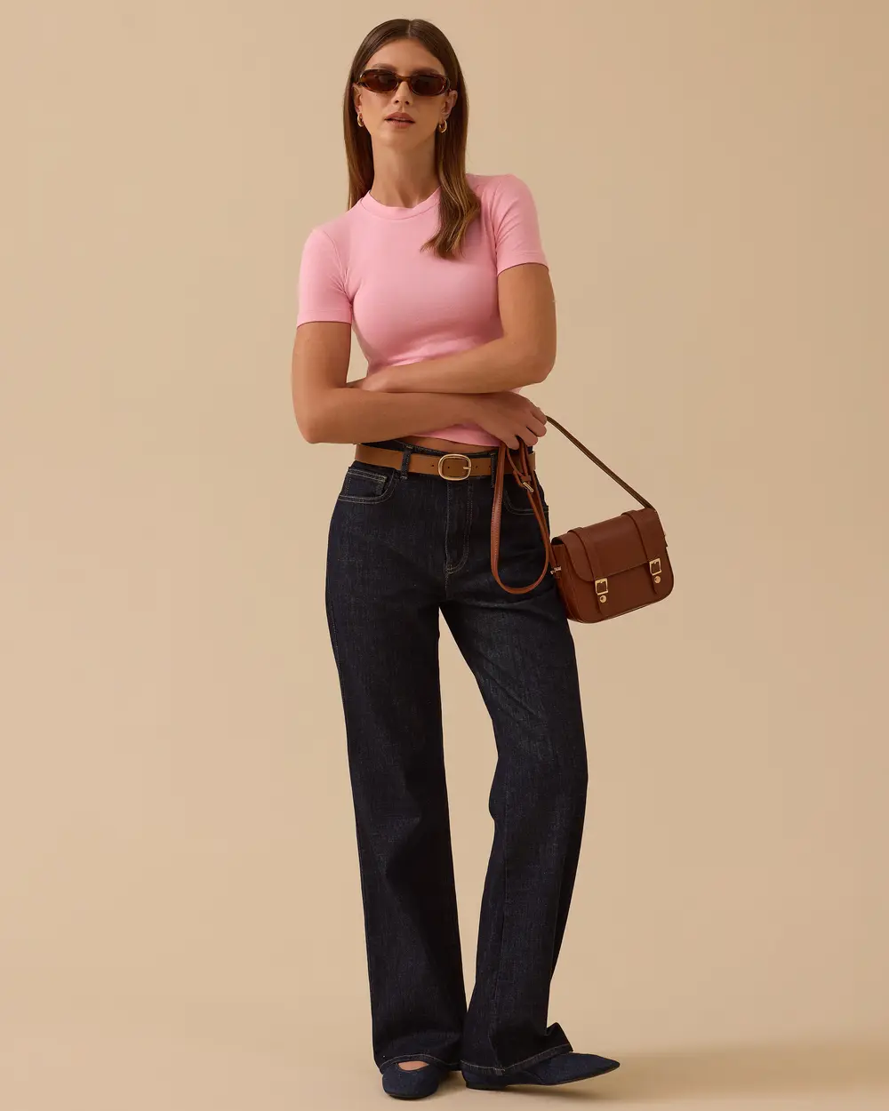 Yuvarlak Yaka Kısa Kollu Basic Tişört