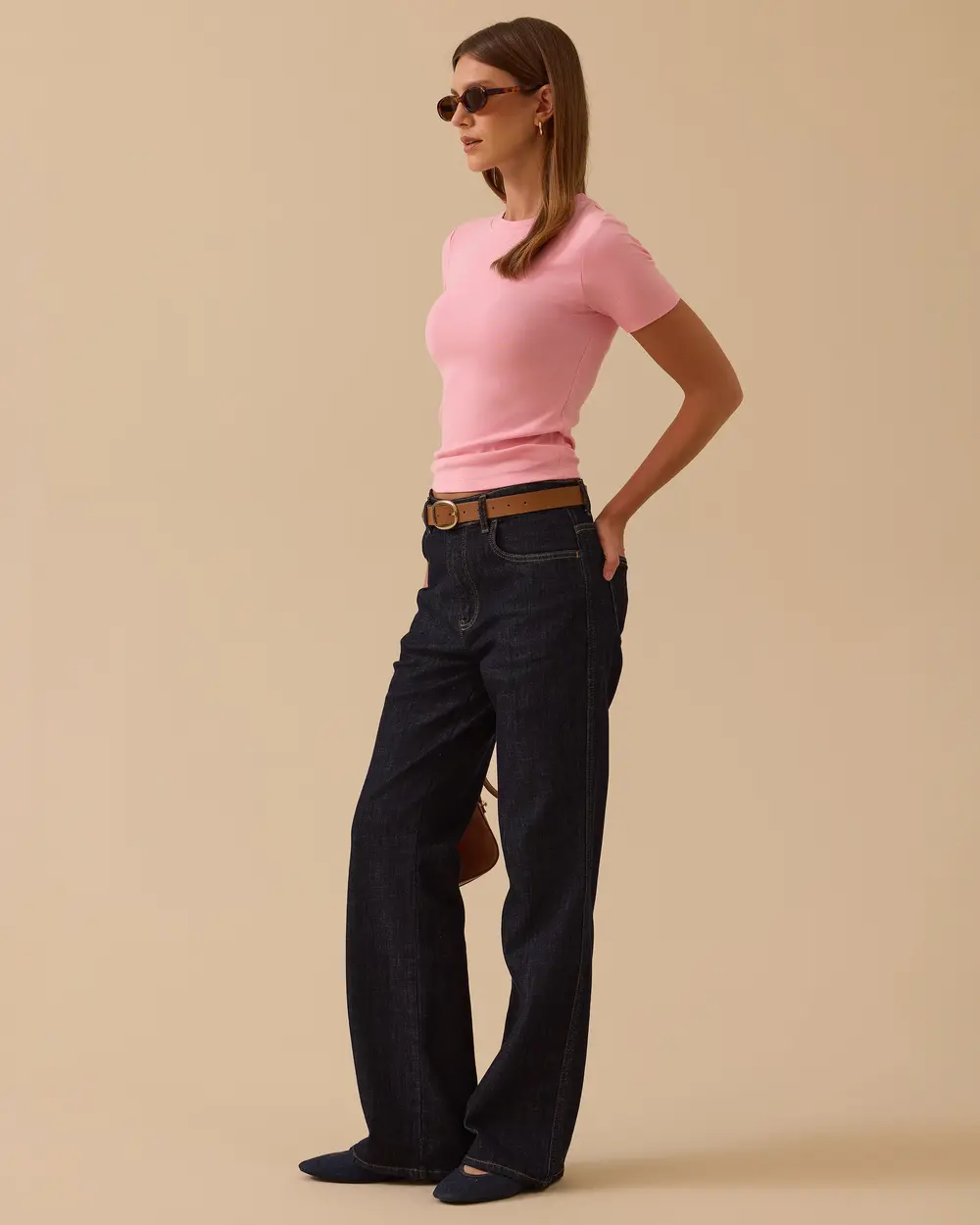 Yuvarlak Yaka Kısa Kollu Basic Tişört