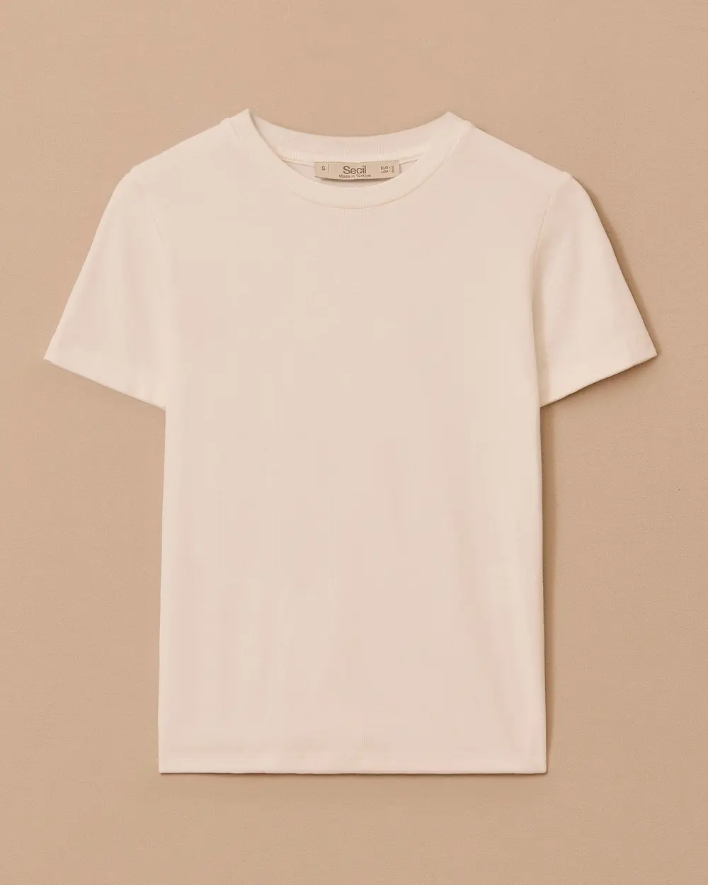 Round Neck Short Sleeve Basic T-Shirt