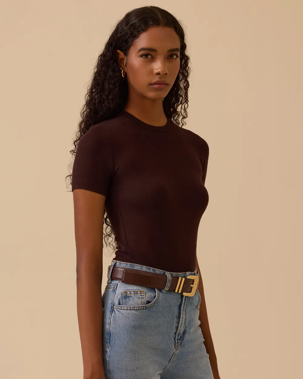 Yuvarlak Yaka Kısa Kollu Basic Tişört