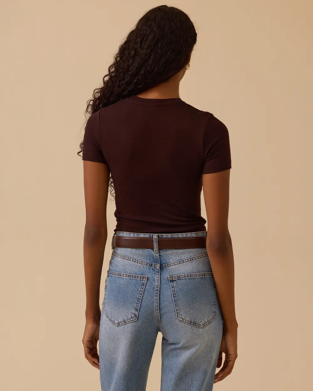 Yuvarlak Yaka Kısa Kollu Basic Tişört